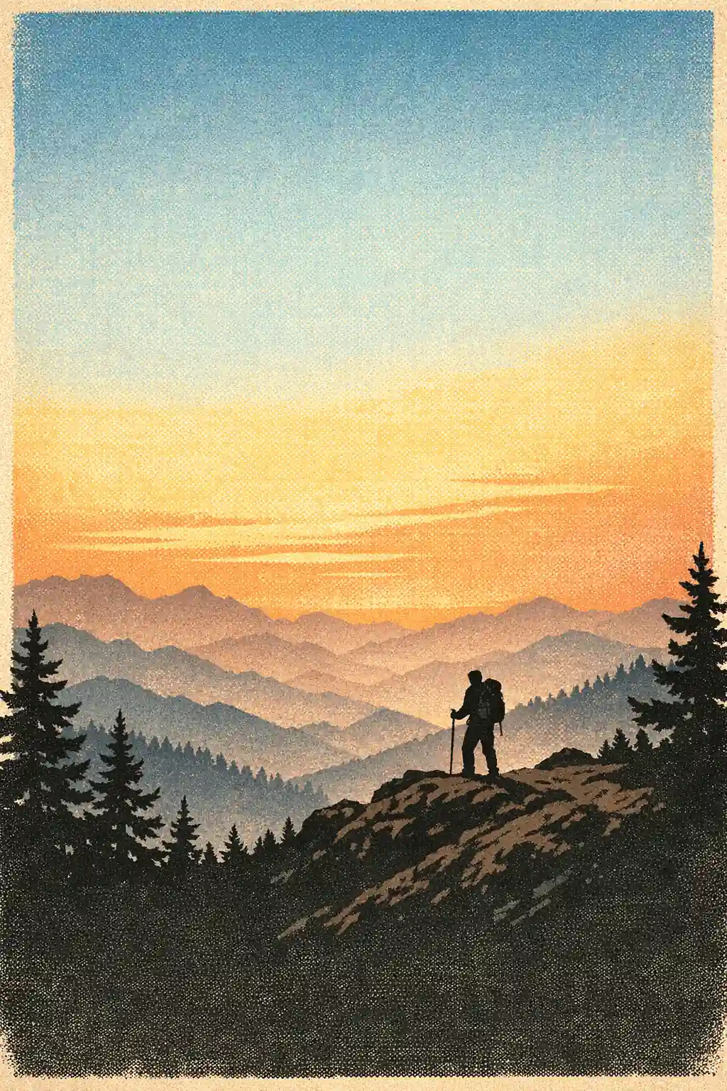 hiking poster