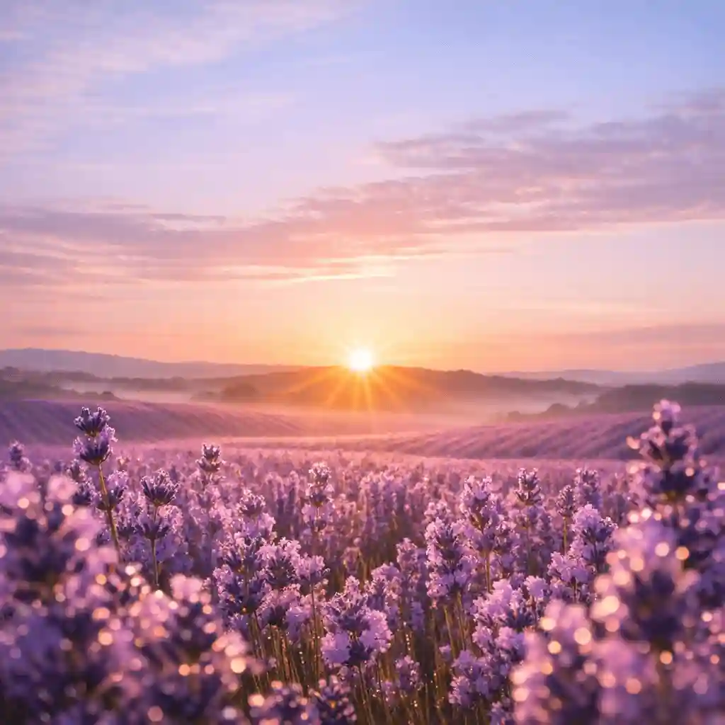 lavender sunrise